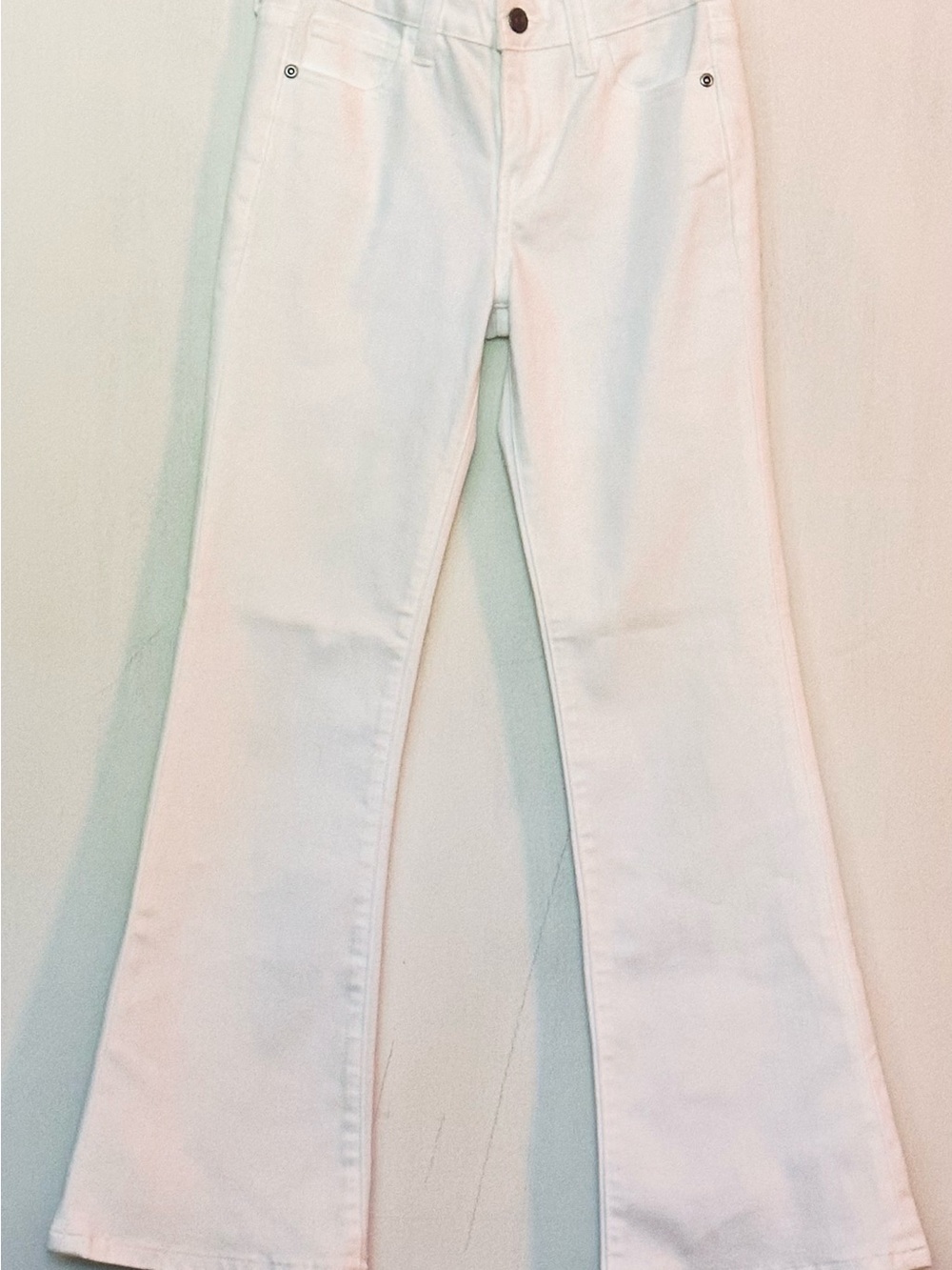Kids White Flared Jeans - Comfortable Stretch Denim